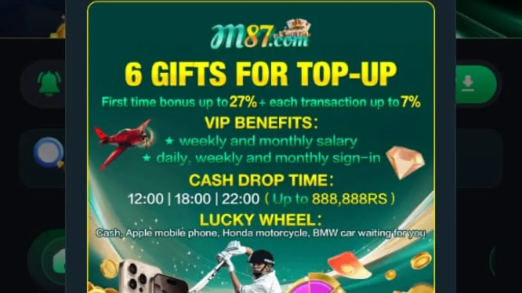 M87 Game Download and First Deposit Bonus